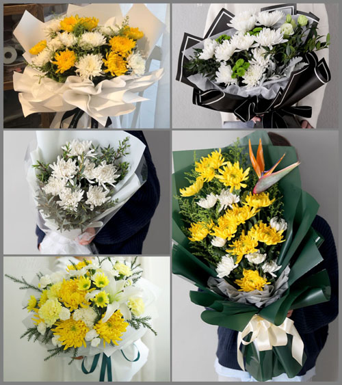 河南南阳镇平县张林镇白事花束代送